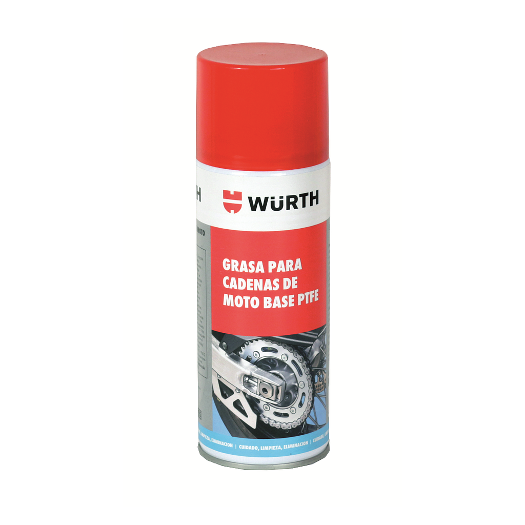 GRASA DE CADENAS MOTOS WÜRTH PTFE 400ML