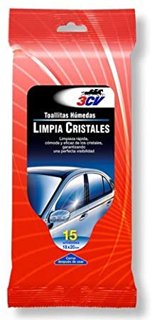 TOALLITA LIMPIA CRISTALES 3CV 15 UDS.