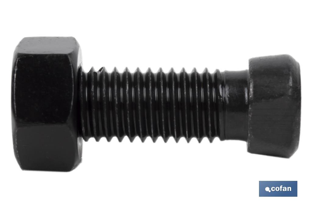 TORNILLO ARADO CABEZA CONICA CON TUERCA 14x33 12.9 1C