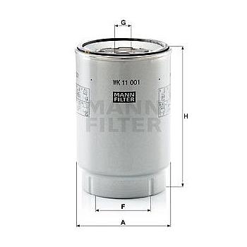 FILTRO COMBUSTIBLE MANN WK 11 001 X