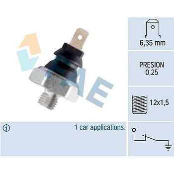 Sensor presión aceite universal FAE 11460