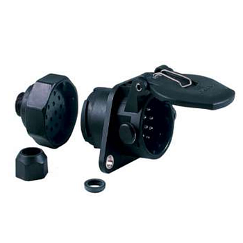 BASE 15 Polos 24V TERMOPLASTICO