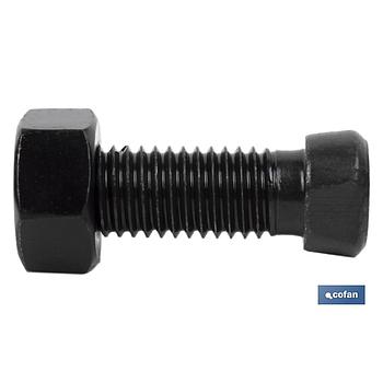 TORNILLO ARADO CABEZA CONICA CON TUERCA 12x52 12.9 2C