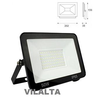 PROYECTOR LED 220V-50W 6500ºK IP65 202x38x156
