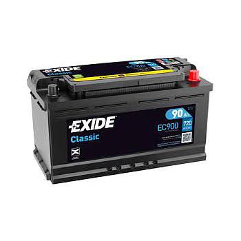 BATERIA EXIDE CLASSIC 90AH 720EN L5 +D 353x175x190 mm