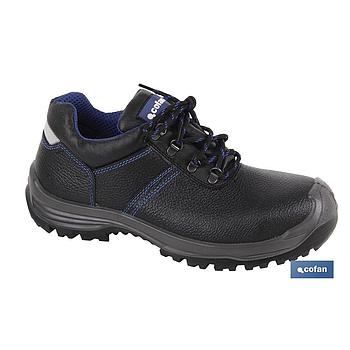 ZAPATO SEGURIDAD S3 COFAN MIRTO PIEL NEGRA PUNTERA CARBONO LIGHT TALLA 44