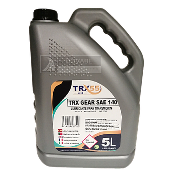 ACEITE REDUCTOR SAE 140 TRX55 GEAR 5L. 