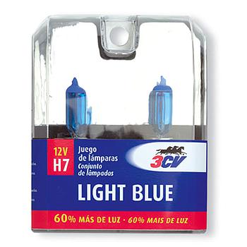 ESTUCHE LAMPARAS 3CV LIGHT BLUE H7 12V