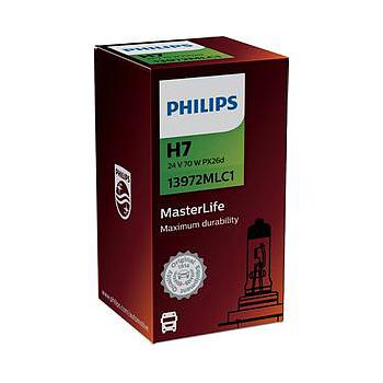 LAMPARA H7 PHILIPS MASTER-DUTY 24V 70W PX26D